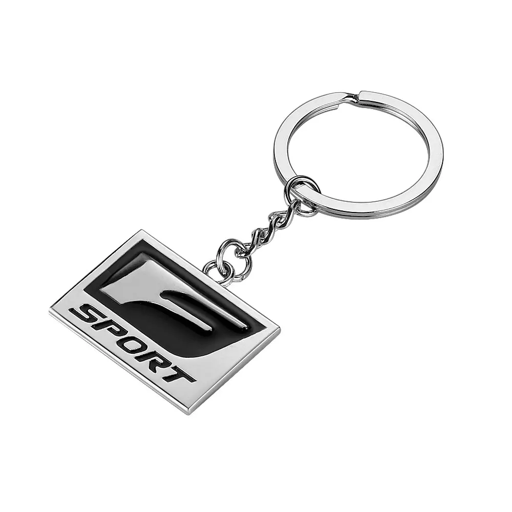 

Chrome Metal F SPORT Emblem Car Keychain Key Ring Decoration Car styling Key Holder Accessoris For Lexus RX GS ES CT LX BX GX