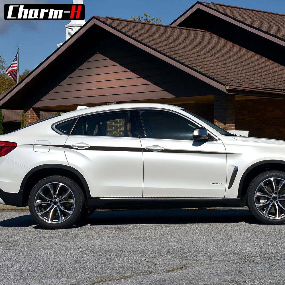 Виниловая графическая наклейка на автомобиль наклейки талию для BMW X5 F15 F85 X6 F16 F86 |