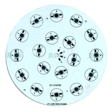 18 Вт 164 мм алюминиевая пластина, led теплоотвод доска для прожектора, светильник, прожектор и т. д