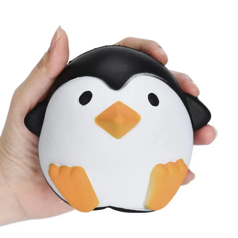 

12CM anti stress ball Squeeze Toy kawaii jumbo squishy toys slow rising animals penguin stress relief stretchy toys for kids