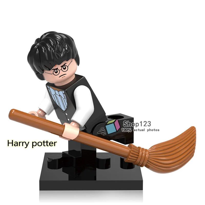 Прозрачный 100 шт./лот Дамблдор Оливер дерево Quidditch Beater Северус Снейп строительные блоки кирпичи игрушки для детей - Цвет: Прозрачный