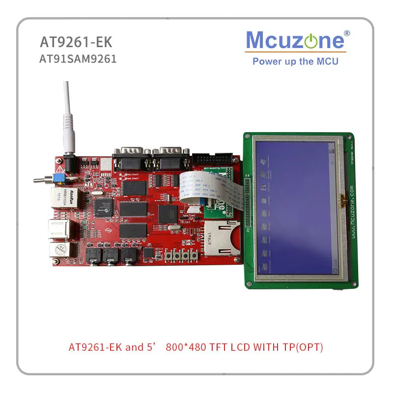 ATMEL AT91SAM9261S макетная плата, AT9261 EK, USB, Ethernet JTAG RS232 - Комплект: AT9261-EK-T50