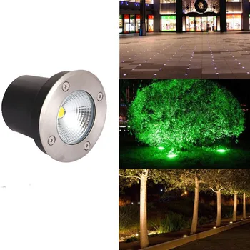 

COB LED Underground Light IP68 Waterproof 3W 5W 7W 9W AC85-265V Outdoor Buried Lamp DC 12V Bulb for Ground Light Garden