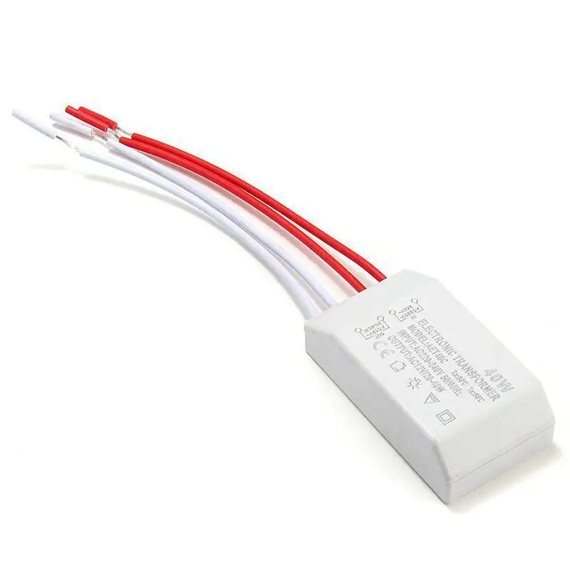 40W Halogen Light Lamp Bulb Electronic Lighting Transformer Adapter