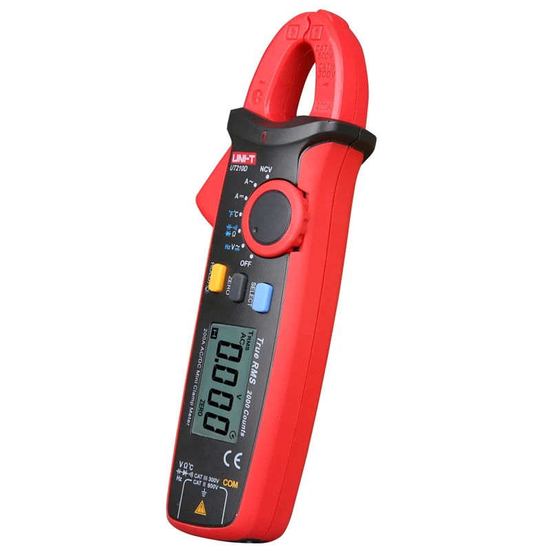 UNI T UT210A/UT210B/UT210C/UT210D/UT210E мини клещи Автоматический амперметр