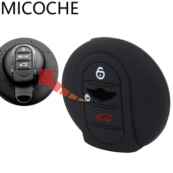 

MICOCHE Silicone Car Key Case Cover for BMW Mini Cooper F55 F56 F54 2 Buttons Remote Smart Key Cover Car Styling