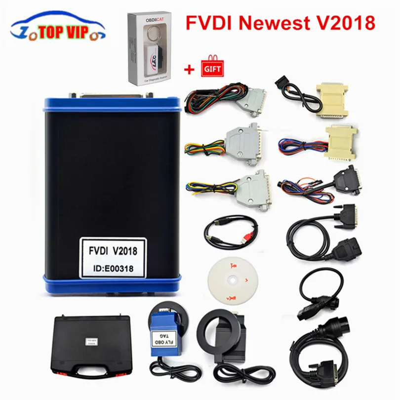 

High Quality FVDI Full Version (Including 18 Software) ABRITES Full FVDI Commander Diagnostic Tool in stock DHL Fast Ship