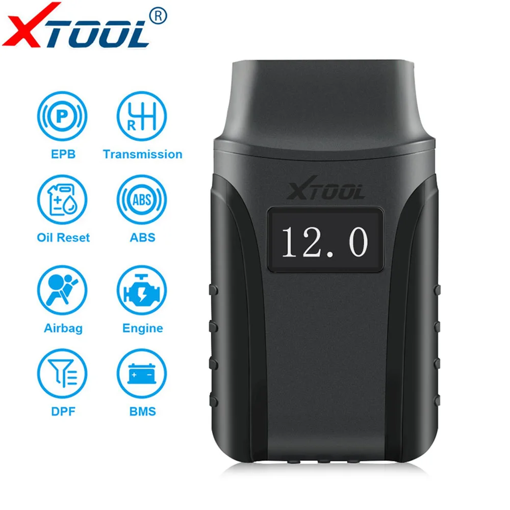 OBD2 XTOOL A30 Scanner Full Systems Code Reader Auto Scanner OBD 2 Diagnostic Tool for Android/IOS System Bluetooth