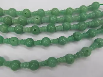 

high quality 10 SETS DongLing Jade Beads 3 hole beads,T Set, Guru rayer Beads, Mala Making Cones