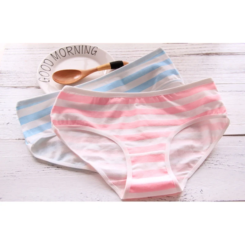 Sexy Lace Cute Bow Lingerie Solid Color Pretty Briefs Panties Women Fashion High Quality Cotton Mid Waist Women Underwear