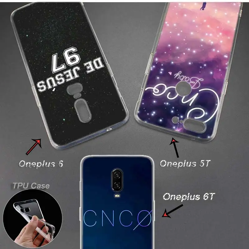 Case for Oneplus 6T 6 5T 6.41 / 6.28 / 6.01 inches TPU Silicone Soft Fundas Capa Coque Cover Phone Shell CNCO Christopher Velez