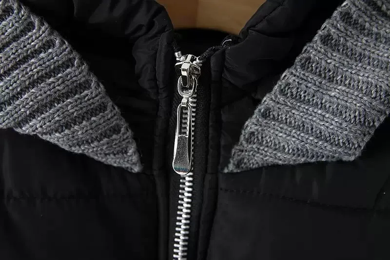 Парки для женщин зима Новая мода Европейский поддельные две части Верхняя одежда длинные ватные толстые теплые пальто куртки YM174