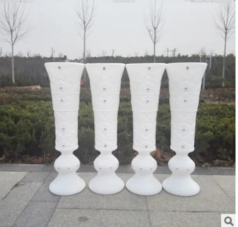 

Factory direct sale, trumpet vase, plastic vases, road sticky drill, three-dimensional opening ceremony, celebration style, wed
