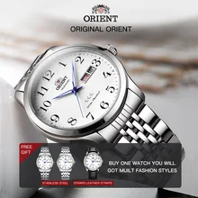 100% Original ORIENT Watch Men's Automatic Mechanical Watch Classic Business Men's Wristwatches Warranty English Week Display цена 100% Original ORIENT Watch Men's Automatic Mechanical Watch Classic Business Men's Wristwatches Warranty English Week Display цены онлайн