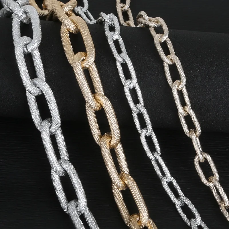 New Arrival Antique Silver Gold Plated Jewelry Metal Link Chain