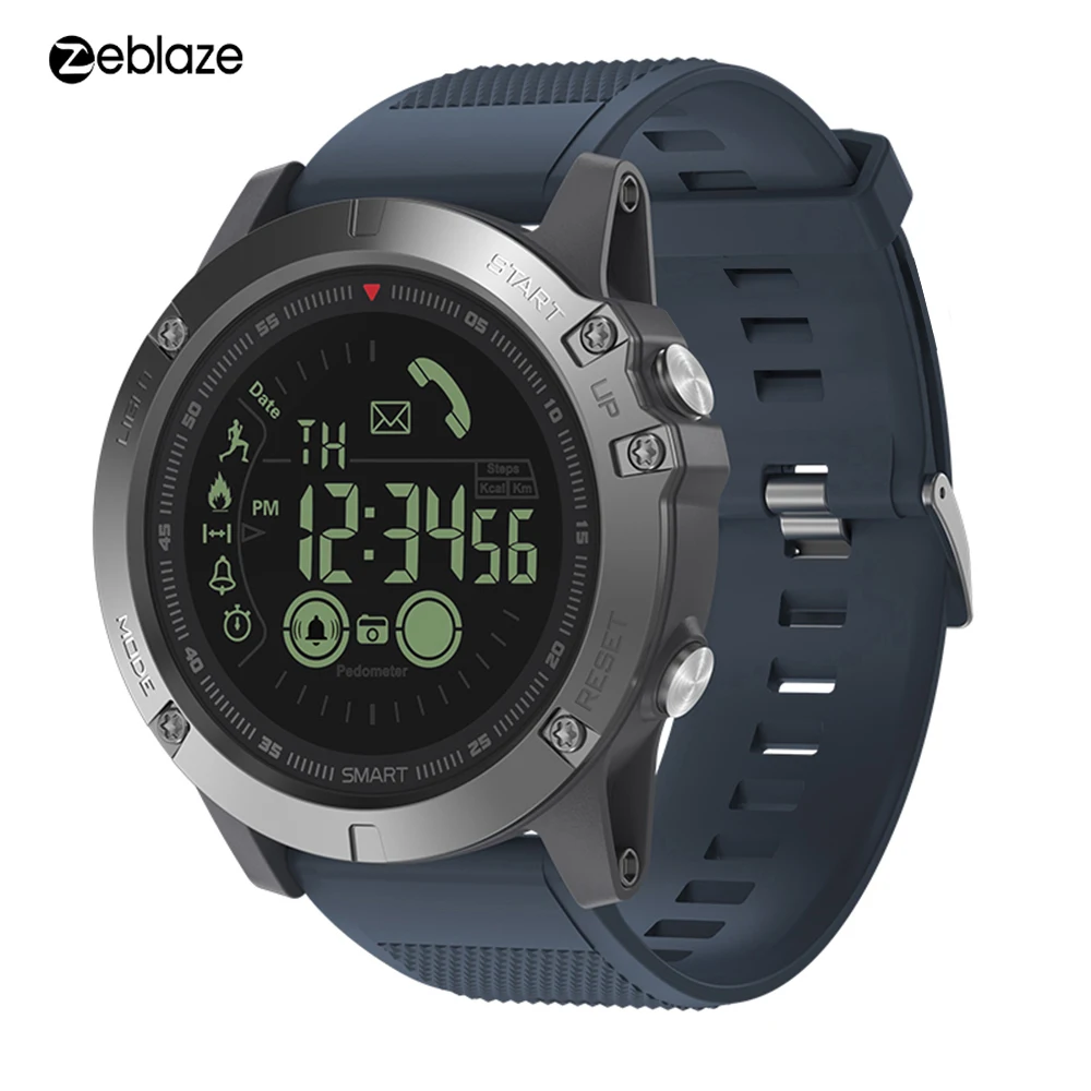 

Zeblaze BT4.0 Sports Smart Watch men Wrist Band Pedometer Alarm Stopwatch Remote Camera Reminders for IOS Android men watch #Xj3