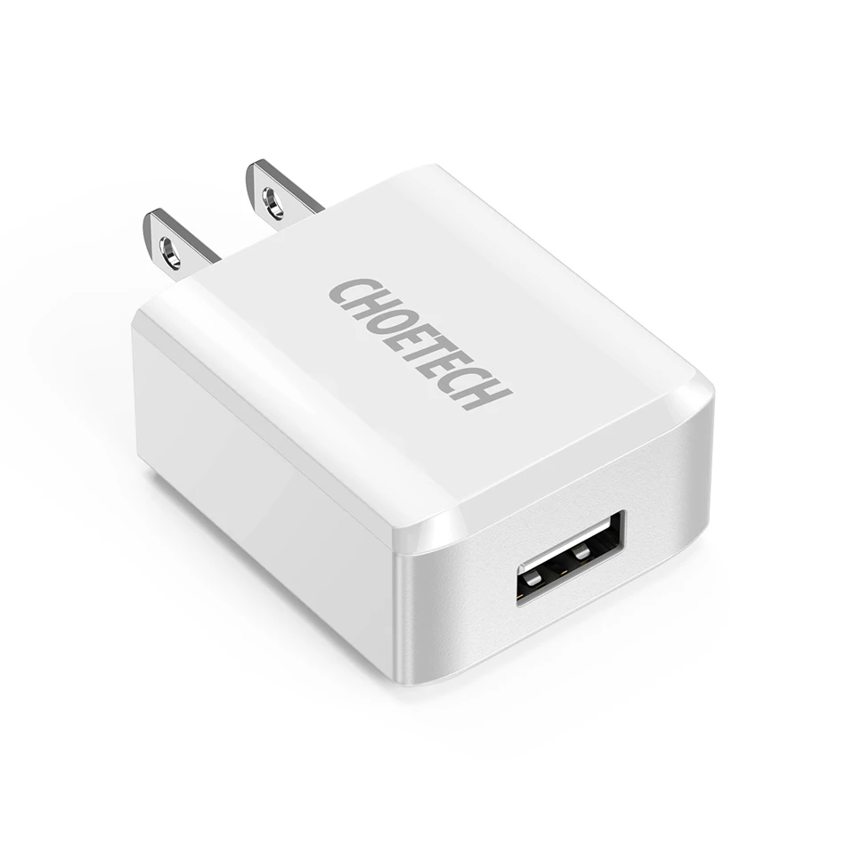 CHOETECH, зарядное устройство USB для смартфона, 5 В, 2 А, ЕС, вилка, зарядное устройство, адаптер USB, настенное зарядное устройство для iPhone, samsung, зарядное устройство для мобильного телефона s