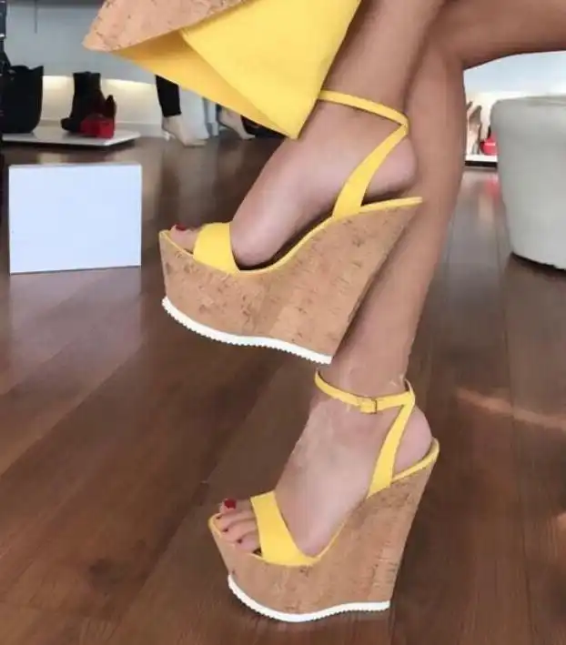 super high platform sandals