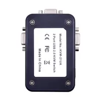 כבל מתאם VGA USB 2.0 באיכות הגבוהה כבל VGA Switch Ingelon KVM מפצל קופסא מתג מדפסת USB מתאם צג עכבר מקלדת מפתח USB (2)