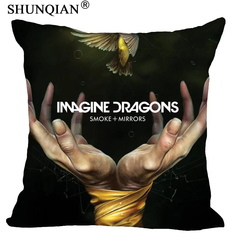 Индивидуальная квадратная наволочка Imagine Dragon Cool, Мягкая Наволочка на молнии,, больше размеров(две стороны), наволочка DIY - Цвет: 19