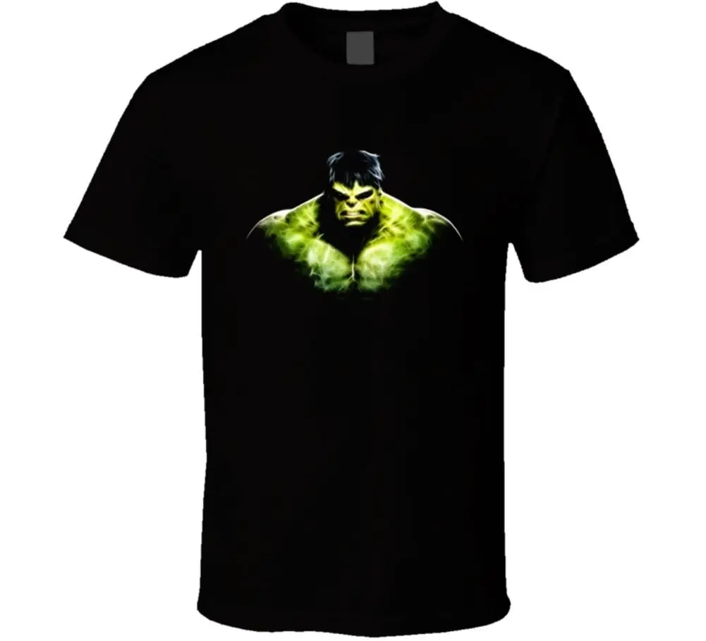 The Avenger Incredible Hulk Black T Shirt Summer Men'S fashion Tee Cheap wholesale tees NEW ARRIVAL hip hop funny tee | Мужская
