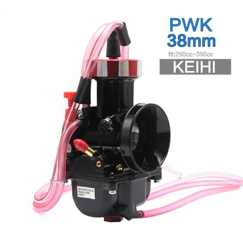 ZSDTRP мотоцикл KEIHIN PWK карбюратор 33 34 35 36 38 40 42 мм гоночные части скутеры Байк ATV с силовой струей используется 250cc - Цвет: Keihi 38mm black