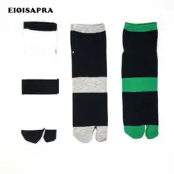 [Eioisapra] 1 пара Для Мужчин's Однотонная одежда хлопок носок Носки для девочек чистый два пальца дышащий впитывает пот теплые Эластичные носки 3