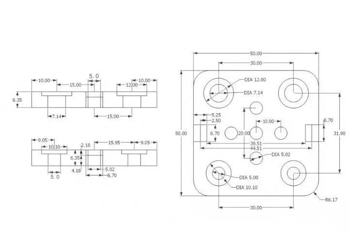 Linear do Atuador Placa de Pórtico f da Corrediça dos Perfis de Alumínio Placa Especial V-entalhe Mini Sistema 2 Grupos Opentbuilds Pórtico Conjunto v 2 Computador e Escritório