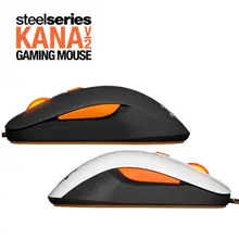 Оригинальная оптическая игровая мышь SteelSeries Kana V2, профессиональная оптическая игровая мышь для компьютера