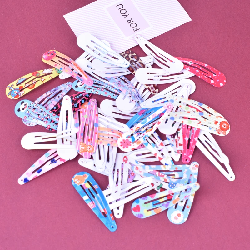 

24pcs/lot Leopard Print Hair Clips Floral Haircips Cute Girls Hairpin Barrettes Hair Pins For Women Hair Accessory Kids Headwear