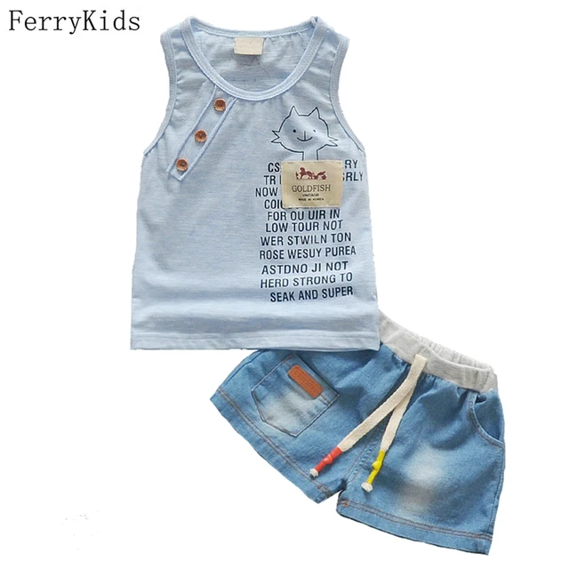2018 New Summer Baby Boy Clothing Set Tank Top Shorts Kid Children 2018 New Summer Baby Boy Clothing Set Tank Top Shorts Kid Children