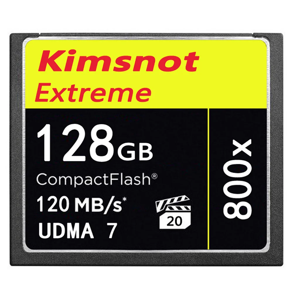 

Kimsnot Extreme 120MB/s 128GB CF Card Memory Card 32GB 64GB CompactFlash Compact Flash Card UDMA7 High Speed 800x