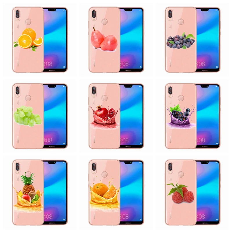 Case For Huawei Honor 7A 8A 8X 8C 9 10 Mate 20 P9 P10 lite/P8 Lite Y5 II Nova 3 Soft Paint TPU Fruit pattern Cover AC656 |