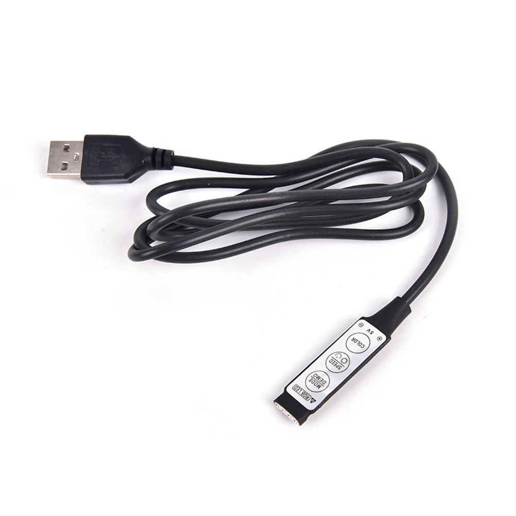 4 контактный гнездовой разъем USB RGB контроллер DC5V светодиодный диммер с 3