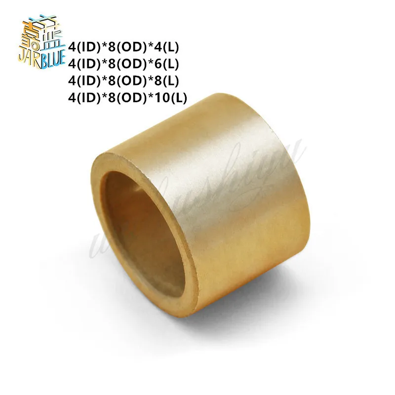 

20pcs M4Copper brass bushing guide sleeve Precision Oil bearing
