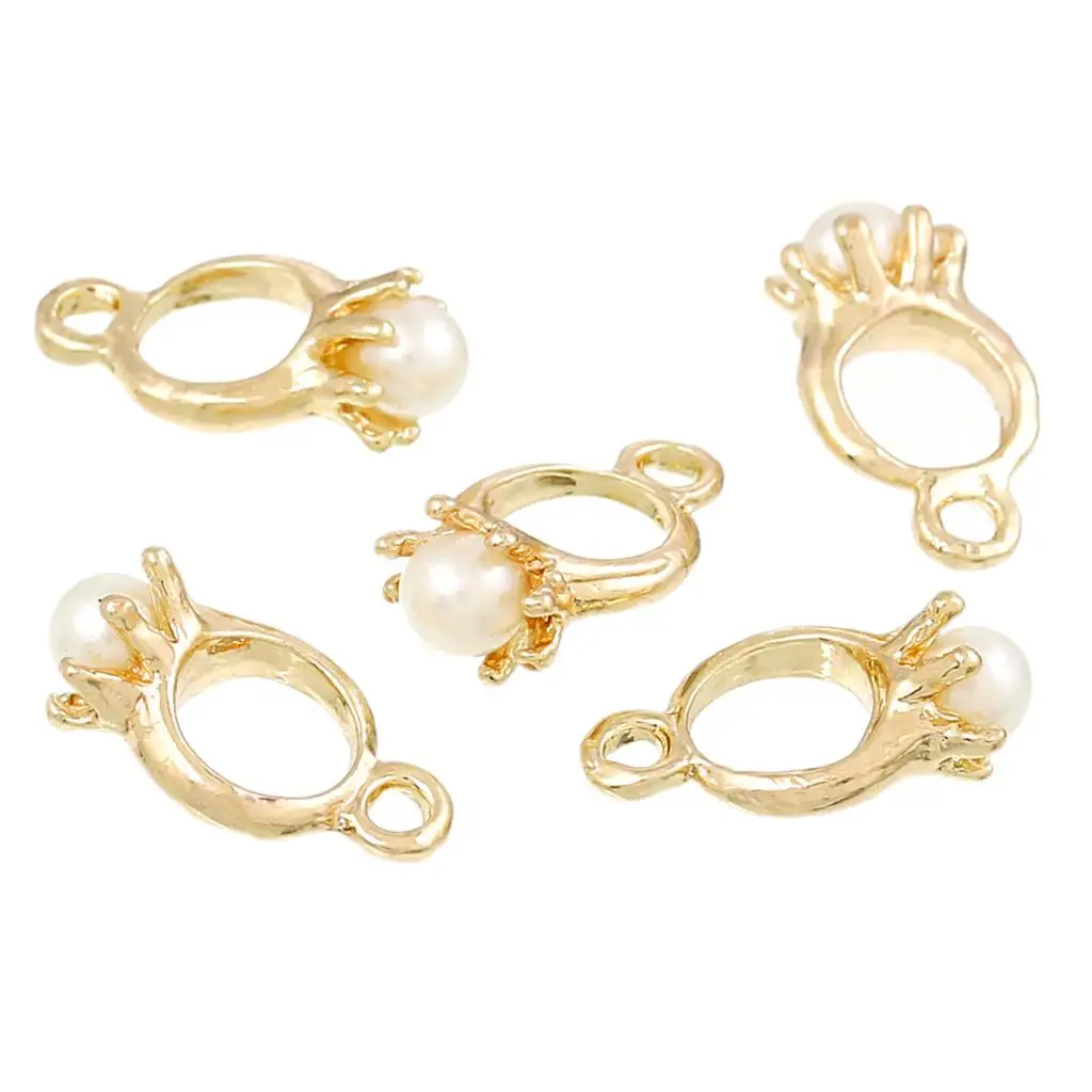 DoreenBeads Цинковый металлический сплав Очаровательные Подвески кольцо на палец