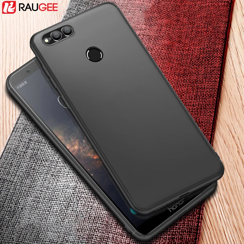 Raugee for Huawei Honor 7X Case Bumper Back Cover Protector Ultra Thin Frosted Matte Soft Silicon TPU |