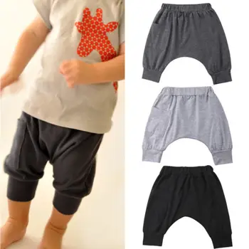 

Casual Toddler Baby Kids Boy Clothing Cotton Pants Panty Harem Pants Casual Trousers Clothes Boys Pants 0-5T