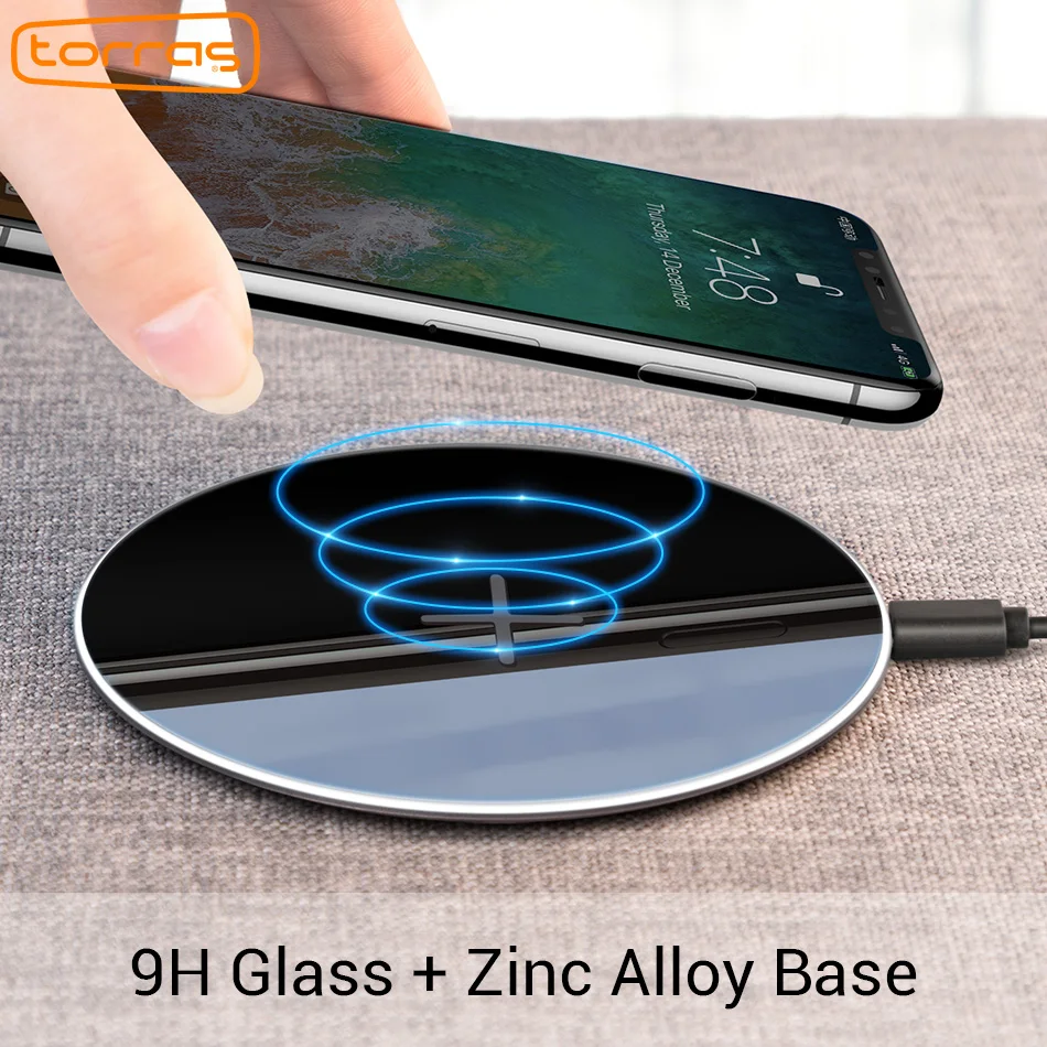 Torras Original Qi Wireless Charger for iPhone x 8 8plus