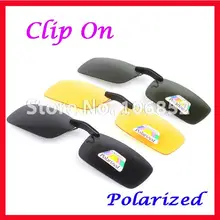 20 штук C028 очки солнцезащитные очки поляризованные солнечные очки клип на/зеленого/серого цвета, желтый