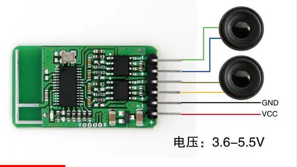 Bluetooth 5,0 усилитель мощности 3 Вт+ 3 Вт/5 Вт стерео аудио приемник динамик amp 3,6 В-5,5 в 3,7 в 5 В