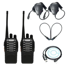 2pcs Baofeng bf 888s Walkie Talkie CB Radio USB Programming Cable Driver CD 2 x Handheld