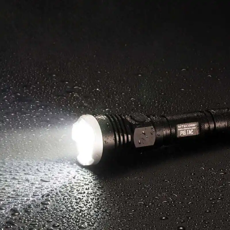 Светодиодный тактический фонарик Nitecore P16 TAC CREE XM L2 U3 1000 люмен с аккумулятором 3100