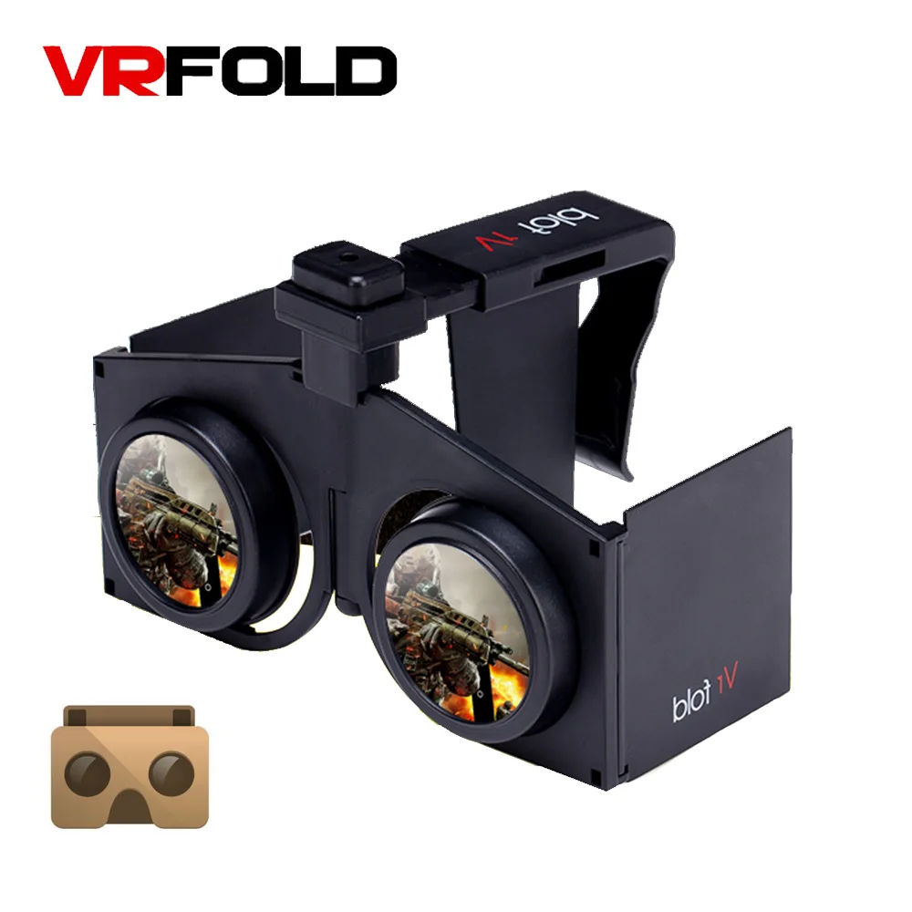 VR FOLD V1 VR Glasses Immersive Virtual Reality 3D VR Headset Binocular VR for 4 0