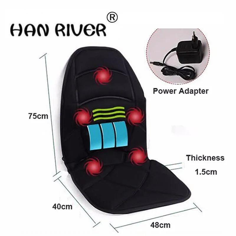 Neck Back Massage Heat Cushion Home Car Field Lumbar Heat