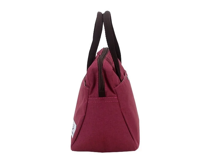 Портативная Женская Полосатая оксфордская сумка для обеда, сохраняющая тепло, термо-сумка для пикника, контейнер, сумка для обеда, сумка-тоут для детей, сумка для закусок