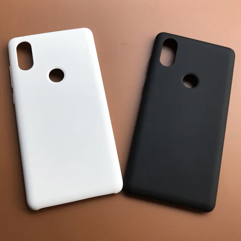 Белый чехол для Xiaomi Mi MIX 2 S жесткий накладка Жесткий Чехол MIX2 защитные Матовые
