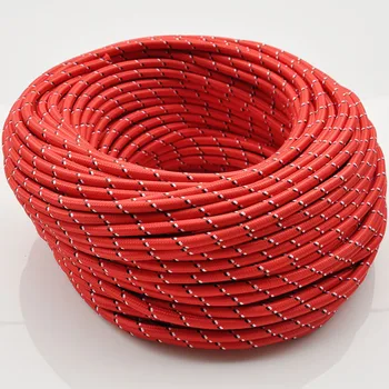 

2*0.75mm 10M/Lot Vintage Lamp Cord Edison Textile Fabric Electrical Wire Chandelier Pendant Lamp Wires Braided Electrical Cable