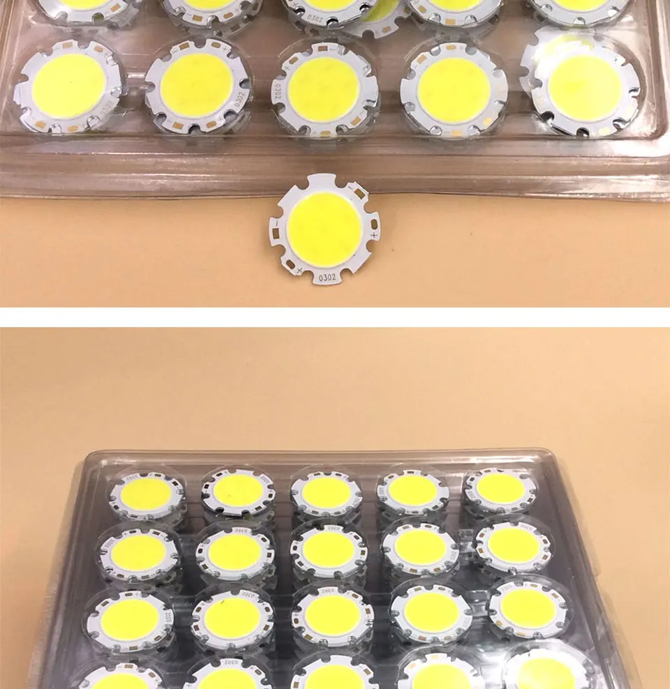 Round COB LED Chip On Board Light Source 28mm Diameter for Spotlight Downlight DIY LED Lamp Bulbs (6)