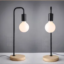 Красочные Nordic современный Спальня дерево настольная лампа исследование работы простой свет стол кафе-бар зал Кофе магазин клуб магазин ресторан